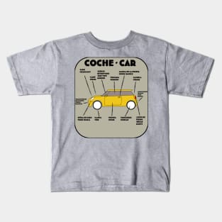 Spanish Car Parts Kids T-Shirt